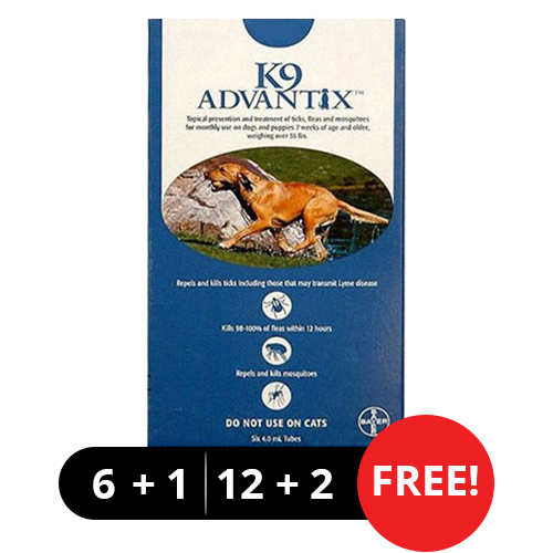 K9 Advantix Extra Large Dogs over 55 lbs (Blue)