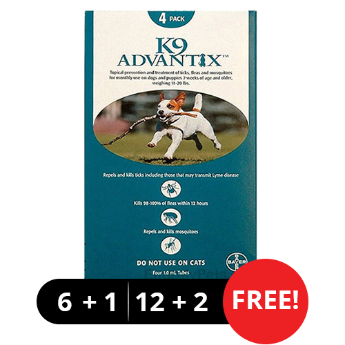 K9 Advantix Medium Dogs 11-20 lbs (Aqua)